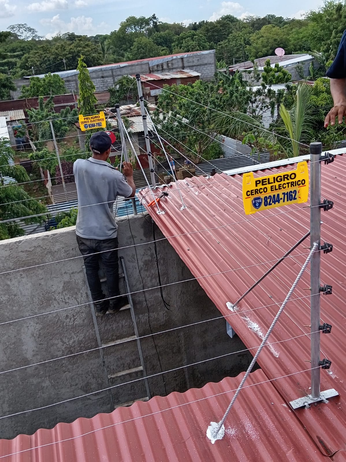 cercas electricas Nicaragua USA instalación P&C Seguridad en Managua